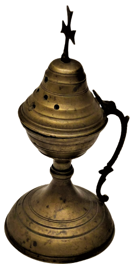 SULAYMANİYE İŞİ PİRİNC KAPAK ÜZERİ HACLI BUHURDAN 