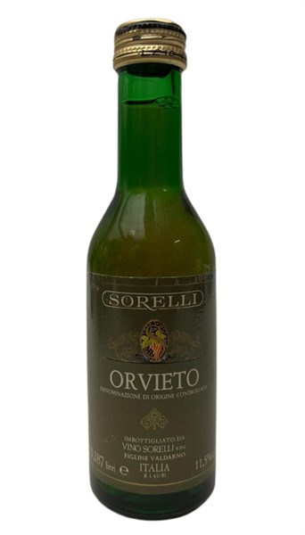 SORELLI ORVIETO 190 ML YEŞİL CAM   İÇKİ ŞARAP ŞİŞESİ KAPAGI ACILMAMIŞ DOLU KOLEKSİYON