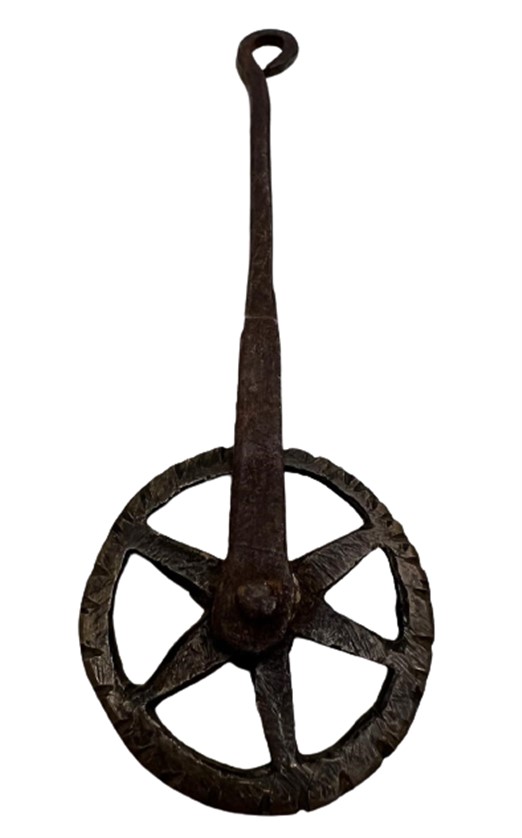  SÜLEYMANİYE OSMANLI DÖNEMİ BRONZ HAMUR KESME ALETİ