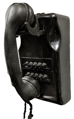 1930 İSVEC STC DAMGALI BAKALİT 10 TUŞLU DUVAR TELEFON