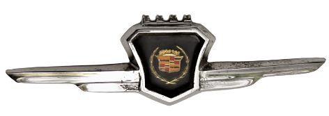 USA EMERİKAN CADİRLLAC ARABA ARKA BAGAJ KAPUT ARMASI PİRİN KROM KAPLAMA 