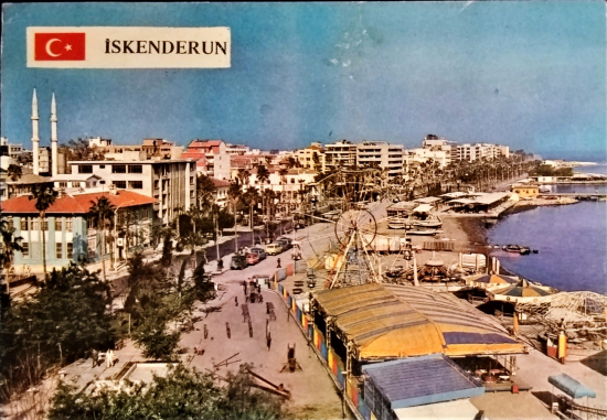 1970 İSKENDERUN KARTPOSTAL RENKLİ OFSET BASKI POSTADAN GECMİŞ