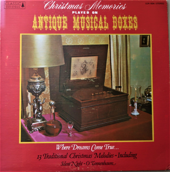 PLAYED ON ANTIQUE MUSICAL BOXES  ANTİK MÜZİK KUTULARINDA OYNANAN NOEL ANILARI VİNİL LP CLASSIC VG 85