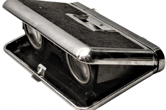 1960 OPERA VE AT YARIŞLARI İÇİN TASARLANMIŞ CEP KATLANIR METAL  AYARLANABİLİR DÜRBUN JAPON 