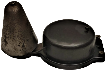 1930 LARIN BOBİNLİ KAMPANA CANLI EV  KAPI ZİLİ KAHVERENGİ  BAKALİT KAPAKLI KASA