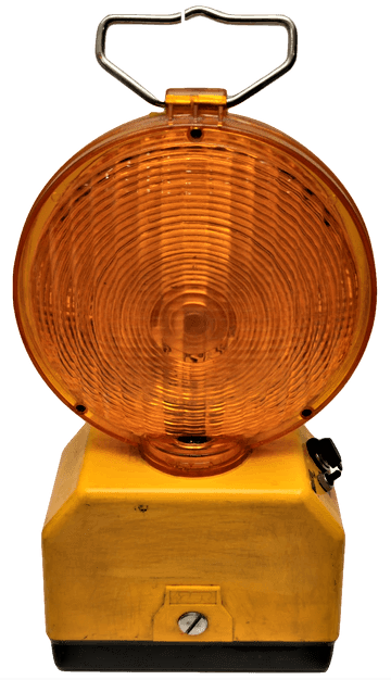 LRW 0311 DOMİNİT LAMBA (LEDLİ)  SARI REFLOKTORLU İKAZ LAMBASI 12 VOLT İLE VEYA İCERSİNE KOYULAN AKU İLE CALIŞAN LAMP