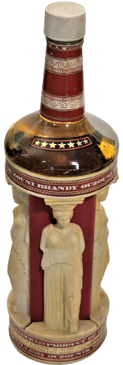  OUZOUNIS MAIDENS YUNAN İCKİSİ ÜZERİNDE BAKİRELER TEMALI HEYKEL VE SUTUNLAR VAR ACILMAMIŞ İÇERSİ DOLU