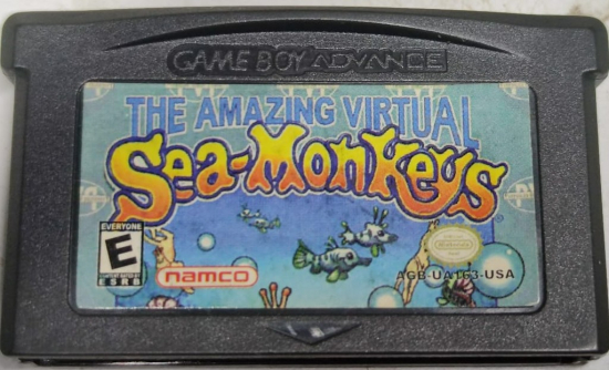 NİNTENDO GAME BOY ADVANCE CART SEA MONKEYS  VERSION AGB-002 OYUN KASET