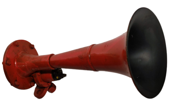 HELLA  47/9 HAVALI BORU KORNA DÖKÜM DIŞI KIRMIZI İCİ SİYAH ETFAİYE ARACLARINDA KULLANILMASI İÇİN TASARLANMIŞ GÜCLU SES CIKARTIR