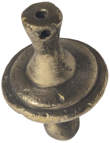 OSMANLI İPLİ SICAK DÖKME BRONZ AGIRLIK 210 GRAM SALLAMA ŞAKUL 8 CM BOYUNDA