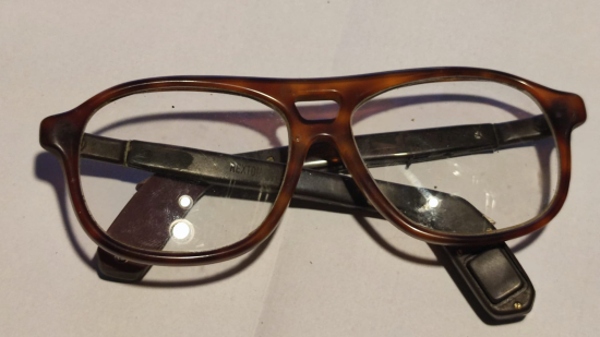 1950 REXTON HEARING AID GLASSES İŞİTME CIHAZLI NUMARALI CAMLI GÖZLUK MÜZE KOLEKSİYON ÜRÜNÜ