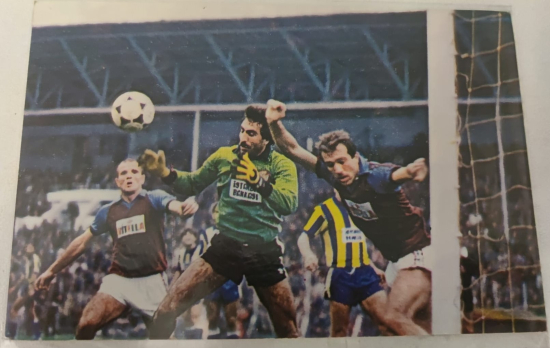 1970 YILLAR  FENERBAHCE TRABZON SPOR MACINDAN KALE AGZINDA GOL