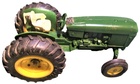 JOHN DEERE ERTL VINTAGE TOY TRACTOR 2440  DIE-CAST METAL MADE IN USA GÖVDE YEŞİL METAL TRAKTÖR HAREKETLİ OYNAR DİREKSİYON TEREKLERLER LASTİK