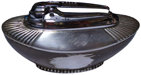 1950 RONSON REG TRADE MARK ENGLAND  RE DESNG LİGHTER  GAZLI TAŞLI MEKANİK MASA CAKMAGI