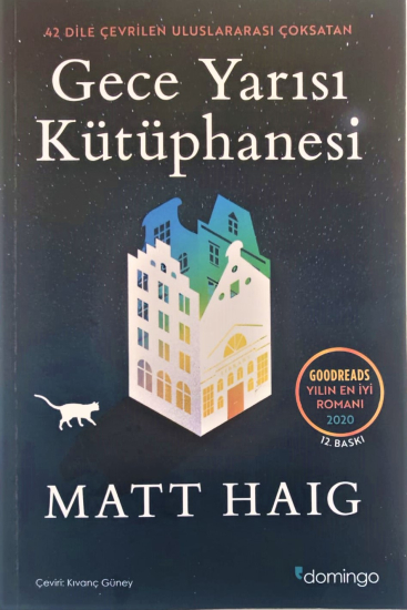 GECE YARISI KÜTÜPHANESİ, MATT HAIG TARAFINDAN KALEME ALINMIŞTIR KİTAP 2022 SENESİNDE YAYINLANMIŞTIR