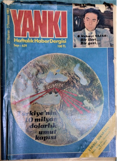  YANKI HAFTALIK HABER DERGİSİ 27 HAZİRAN 3 TEMMUZ 1983 SAYI 6639