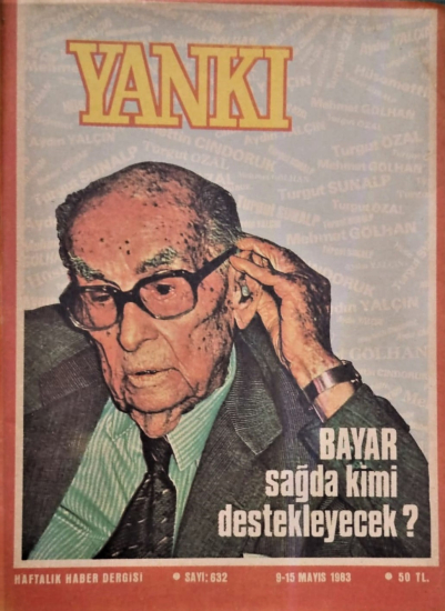 YANKI HAFTALIK HABER DERGİSİ 9/15 MAYIS 1983 SAYI 632