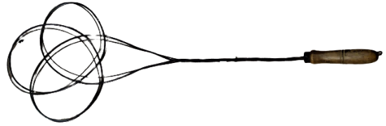 1960 PAT PAT HALI DÖVECEGİ AHŞAP EL TUTMALI  TAMAMI EL YAPIM VURMA KISMI CELİK ESNEK KIVRIMLI 