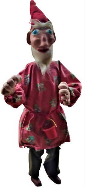 KEMAL SUNALIN OYNADIGI SÜT KARDEŞLER FİLMİNDE KULLANILAN GÜL YABANİ KUKLASI ELLE OYNATILAN EL YAPIM 1 METRE BOYUNDA 