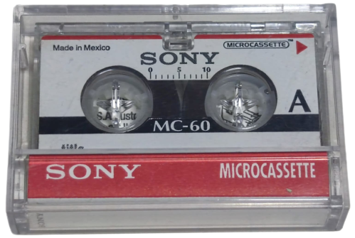 SONY MİCRO CASSETTE 60 MİN  HIGH DURABILIT UFAK MİNİ KASET 1 ADET KENDİ ORJİNAL KUTU ANBALAJINDA