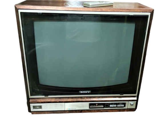 1980 SONY TRINITRON KV-2782ME7 COLOR TV  KUMANDALI AHŞAP KASA RENKLİ TELEVİZYON JAPAN 55 EKRAN 