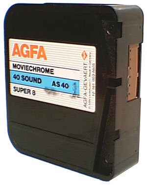 AGFA MOVİECHROME 40 SAUND AS 40 SUPER 8 MADE IN GERMANY KARTUŞ KASET