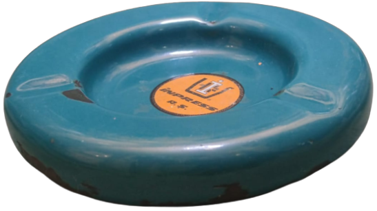 1950 EMAYE BONCUK MAVİ REKDE KÜLLÜK İNPRESS MADENİ EŞYA SANAYİ VE TİCARET A. Ş. İSTANBUL  KÜLTABLASI