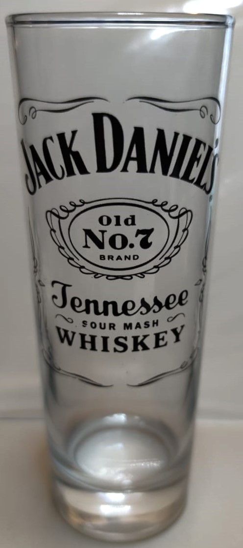 JACK DANİELS OLD NO 7 JENNESSEE  SOUR MASH WHISKEY VİSKİ BARDAĞI LONG VOTKA BARDAĞI