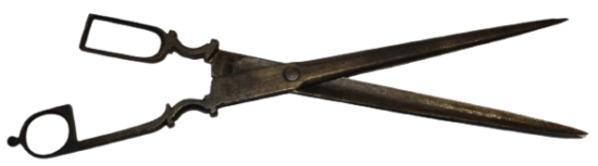 OSMANLI SICAK EL DÖGME  USTA İŞİ YAPIMI ORJİNAL HATTAT HAT MAKASI