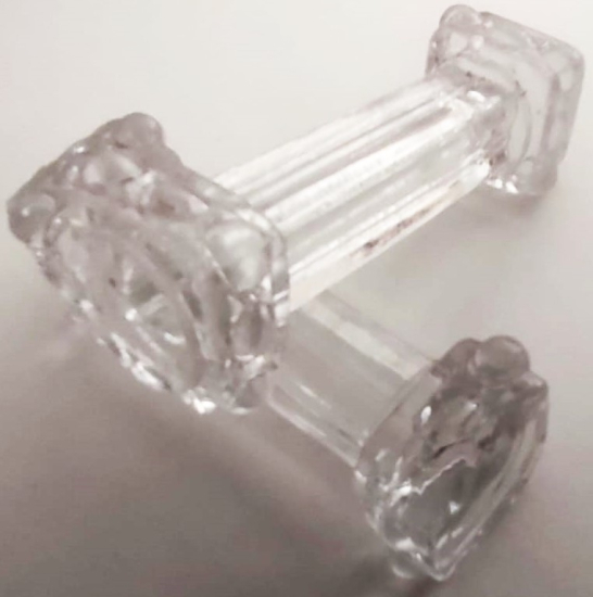 FRANSIZ VİKTORYA DÖNEMİ CRYSTAL İKİ ADET MASA UZERİ BICAK CATAL KASIK DAYAMA STANDI