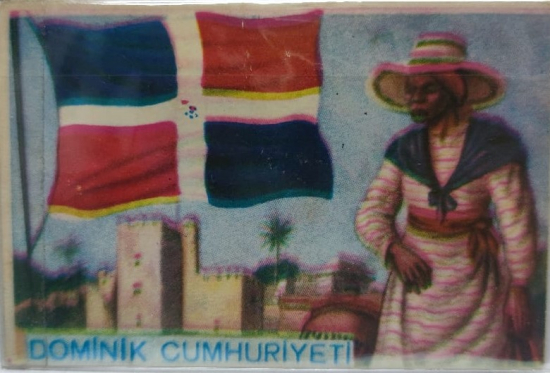 1960 MELEK CİKLET DUNYA MİLLETLERİ SERİSİ DOMINIK CUMHURİYETİ KART NO 60 MELEK SAKIZLARI KARTI