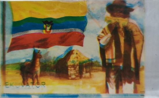 1960 MELEK CİKLET DUNYA MİLLETLERİ SERİSİ EKVATOR KART NO 71 MELEK SAKIZLARI KARTI 60 LI YILLAR