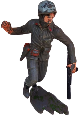 1980 PİLSAN ASKER YERLİ ÜRETİM TURK MALI ASKER KOMANDA MİGFERLİ TÜFEKLİ CİFT KUTUKLUK TABANCALI ŞAVASCI TURK ASKERİ