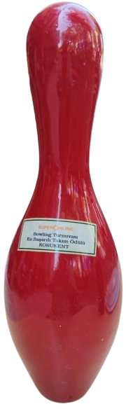 BOWLİNG SUPERONLİNE TURNUVASI EN BASARILI TAKIM ODULU KORUKENT KIRMIZI KENKDE PİN TEK ADET