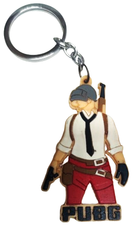 PUBG GAME PLAYER OYUN KARAEKTERİ SİLİKON YUMUSAK ANAHTARLIK