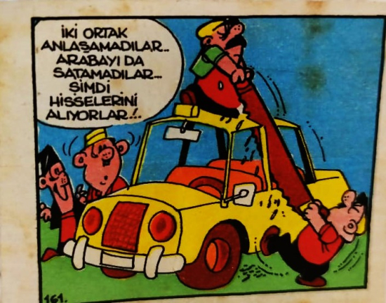 CİNCİN YERLİ SAKIZ KARİKATÜRLÜ ESKİ CİKLETİN SARILDIGI YAĞLI KAGIT 