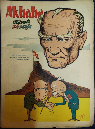 AKBABA SİYASİ MİZAH KARİKATÜR DERGİ 21 MAYIS 1969 SAYI 22