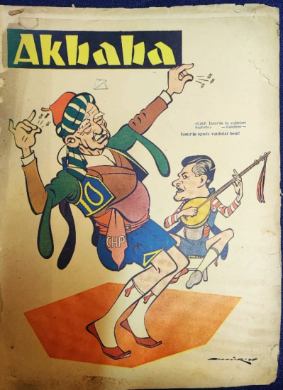AKBABA SİYASİ MİZAH KARİKATÜR DERGİ 28 KASIM 1963 SAYI 122