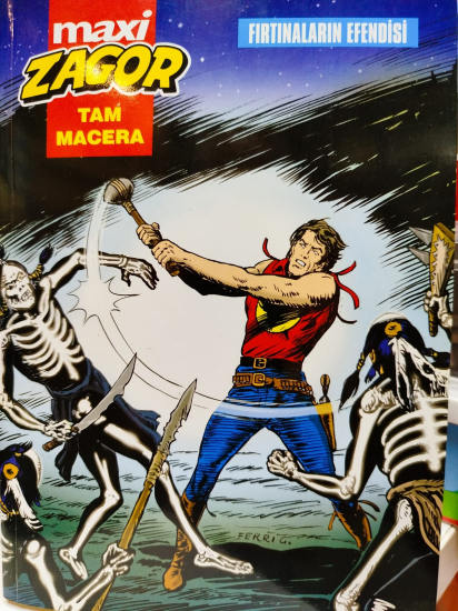 MAXİ ZAGOR 23 TAM MACERA FIRTINALARIN EFENDİSİ 20 CİZGİ ROMAN 