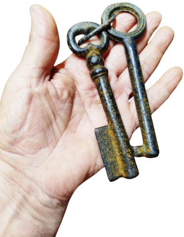 OSMANLI SICAK DOKUM KONAK KAPISI ANAHTARI