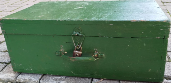 1940 HACI BAVULU MASİF EL YAPIM KIRLANGIC GECME EL YAPIM YEŞİL BOYALI