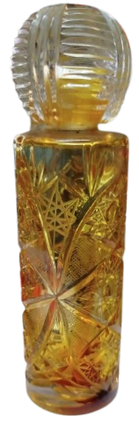 1960 KOMPLE KAPAGINA KADAR  KESME CAM KOLANYA PARFUM ŞİŞE 