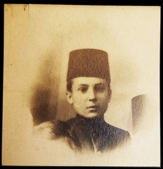 OSMANLI FESLİ VESİKALIK FOTOGRAF PERA