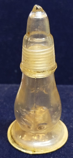 ENFİYE SİSESİ CEPDE TASINAN SEFFAF MİKA VİDA KAPAKLI