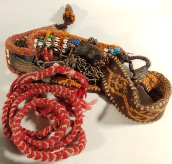 SAMAN YORUK DEVE BOYUNDURUK TAMAMI KOK BOYA YUN KECE EL YAPIM