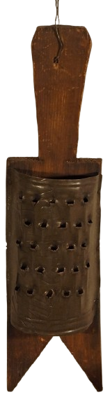 OSMANLI AYVA RENDESİ AHSAP UZERİNDE DELİKLİ GALVANİZDEN YAPILMIS