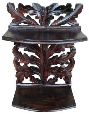 OSMANLI TEK PARCA AGACDAN YAPILMA CEVİZ AGACI CİFT TEREKLİ KAVUK VE CIRALIK 