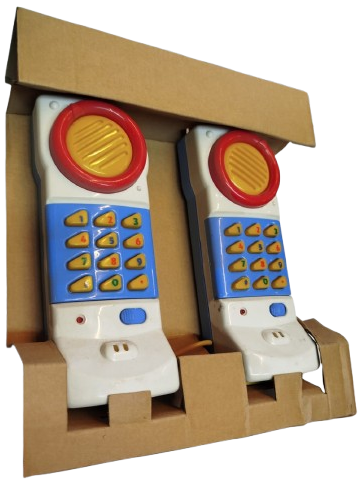 1980 MY İNTERCOM ELECTRONİK VOLKİ TOLKİ ORJİNAL KUTUSUNDA OYUNCAK TELSİZ WEİNA