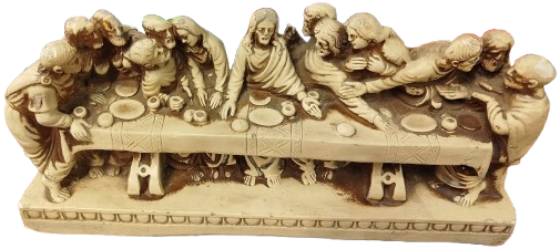 1970 LEONARDO DA VİNCİ ESERİ  SON YEMEK BUYUK BOY BİBLO ALCI