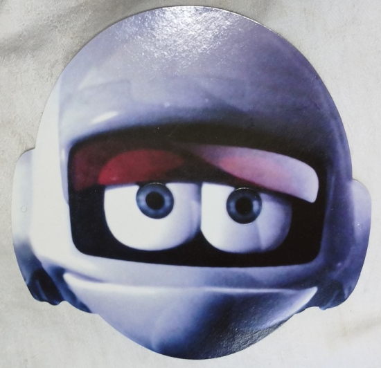 ARCELİK CELİK ROBOT KAREKTERİNDE RENKLİ KARTON COCUK  MASKE